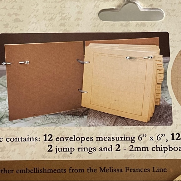 Melissa Frances Other - Melissa Frances Mini Calendar Book Kit Scrapbook Album